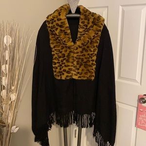 Jessica McClintock Faux Sweater wrap
